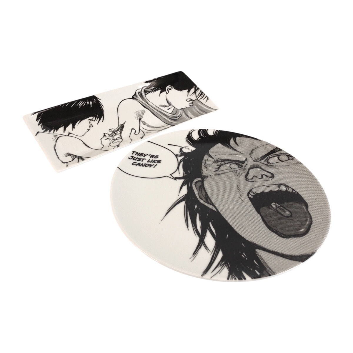 新品未使用 Supreme シュプリーム Supreme×AKIRA ホワイト 磁器 皿 プレート 2枚セット 604422 【中古】