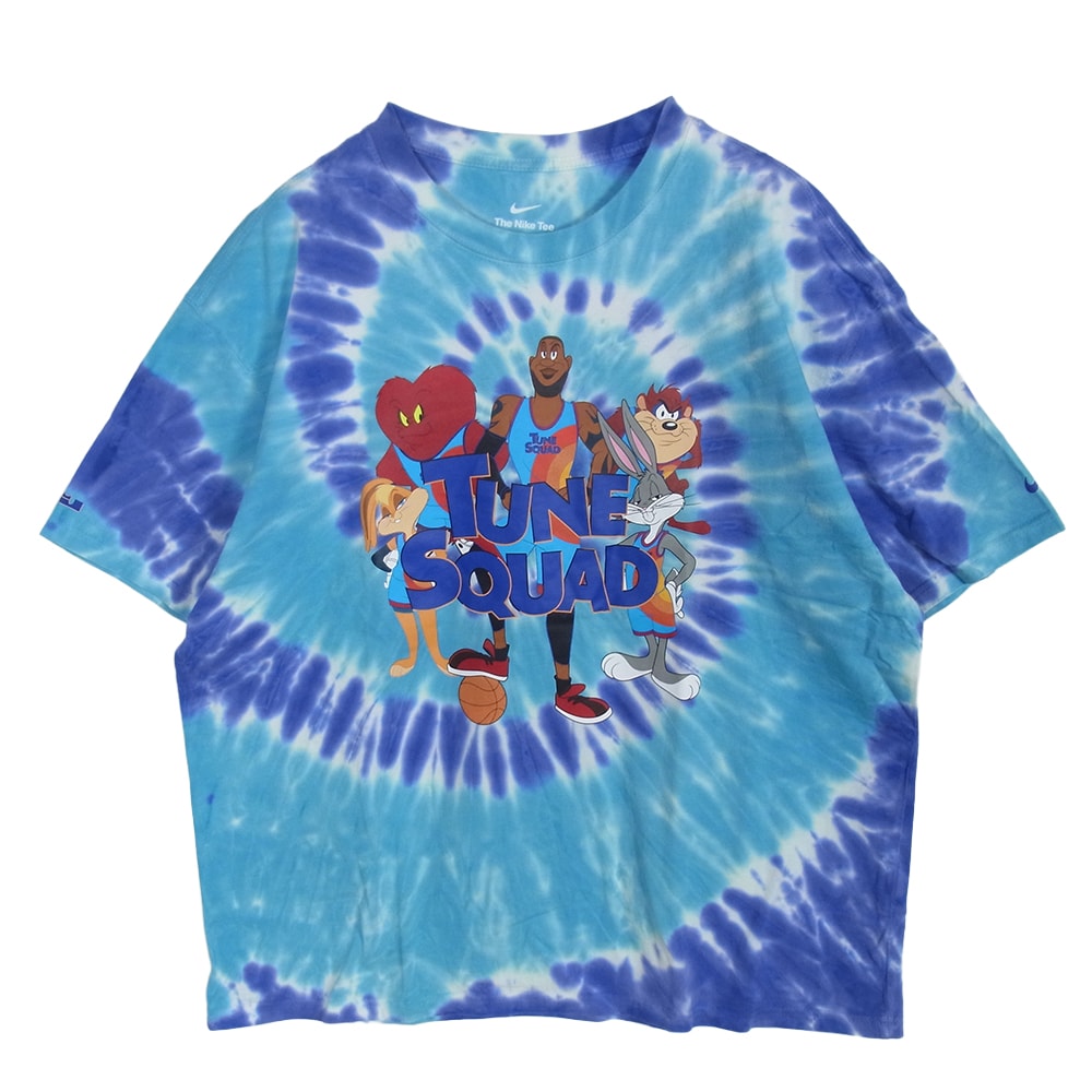 NIKE ナイキ Tシャツ DH3824-100 × Tune Squad SPACE JAM SPACE PLAYERS LBJ SJ SU S/S TEE スペースジャム スペースプレイヤーズ レブロンジェームズ タイダイ Tシャツ 半袖 3XL【中古】