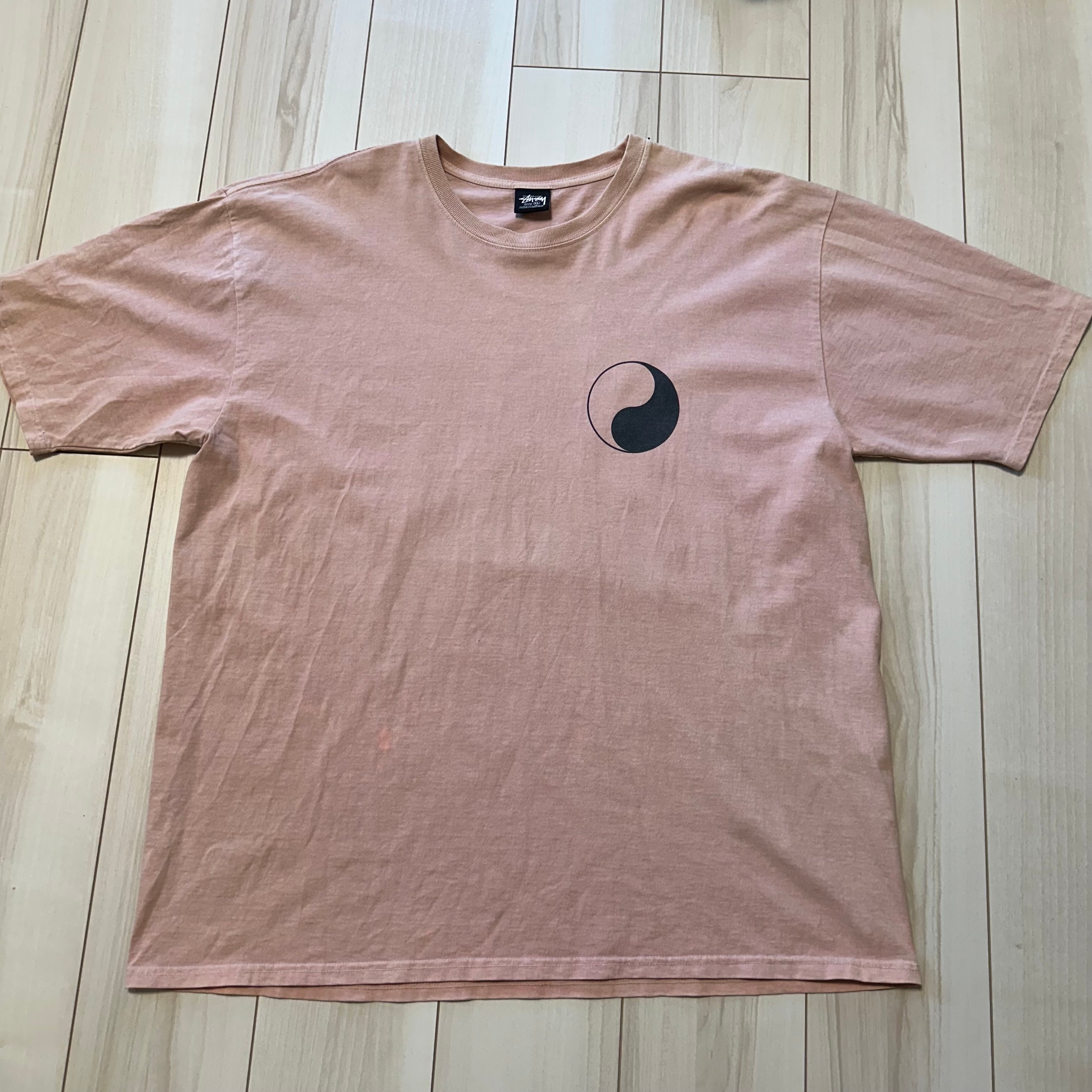 Stüssy × Our Legacy Yin Yang Pig. Dyed Tee Blush XL