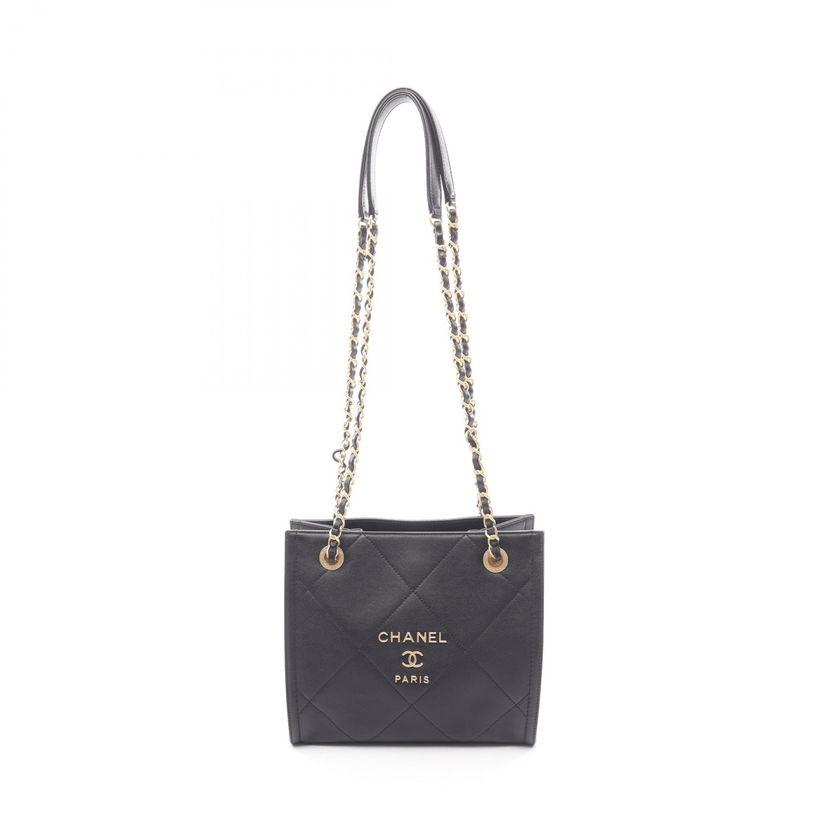 シャネル CHANEL マトラッセ トートバッグ バッグ レザー レディース ブラック系 AS2750 【中古】