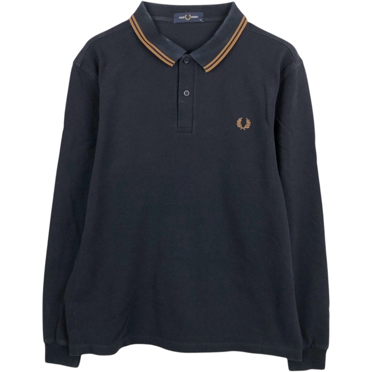 古着 フレッドペリー FRED PERRY 長袖 ポロシャツ メンズXL相当/eaa667180