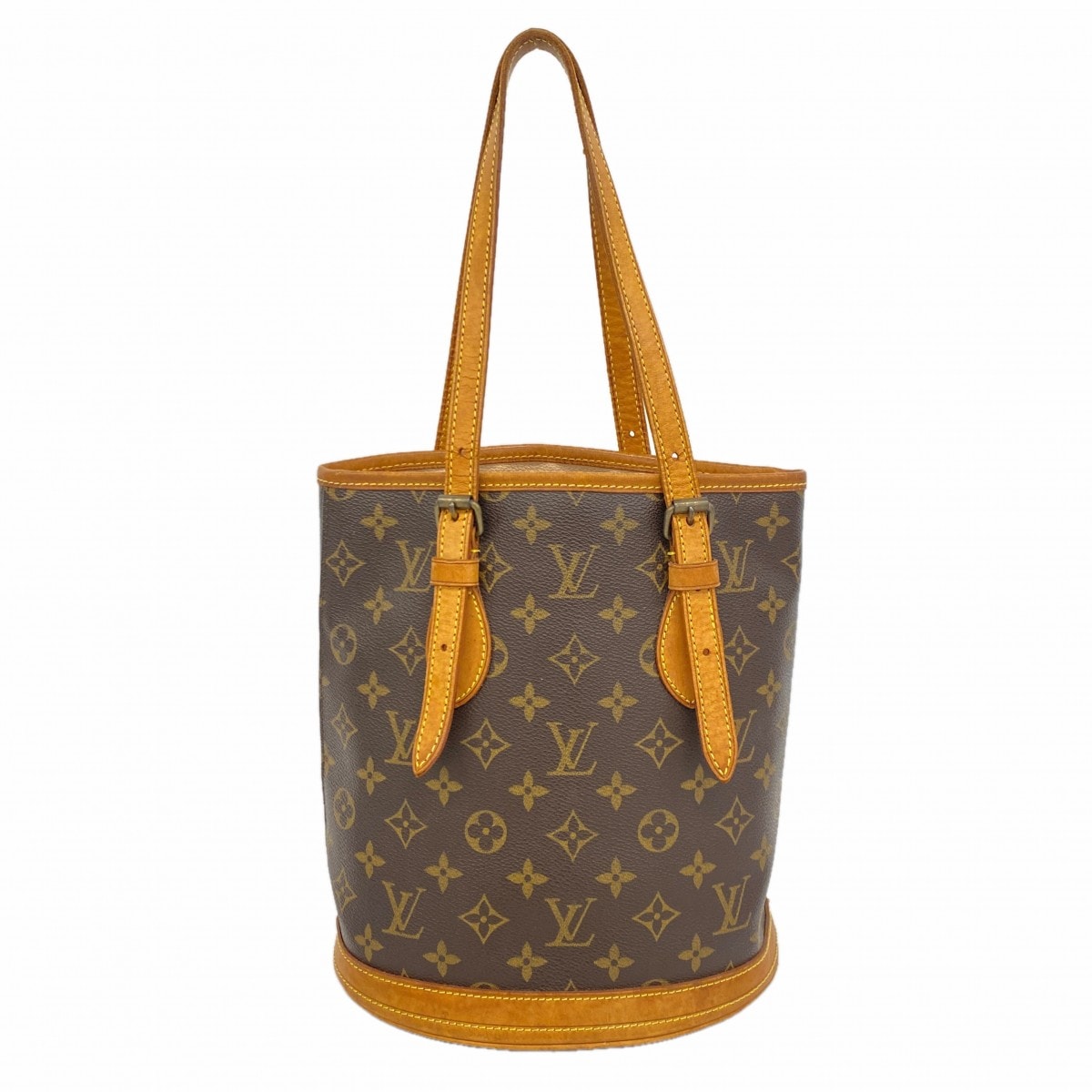 【6da0276】ルイヴィトン トートバッグ モノグラム バケットPM M42238 ブラウン【中古】レディース