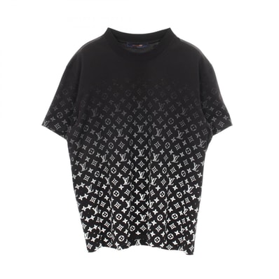 ルイ・ヴィトン LOUIS VUITTON モノグラムグラディエント 半袖Tシャツ 衣料品 トップス コットン メンズ ブラック系 / ホワイト系 【中古】