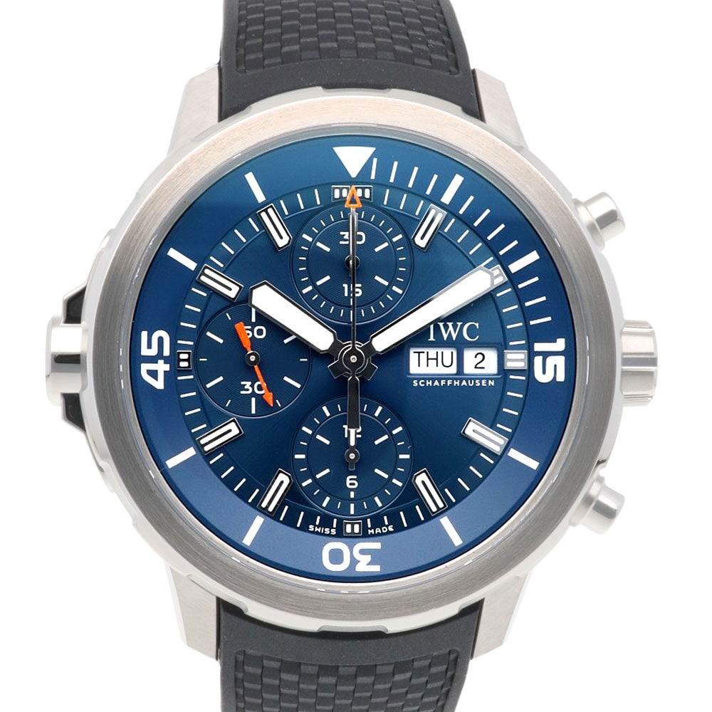 インターナショナルウォッチカンパニー アクアタイマー 腕時計 時計 ステンレススチール 自動巻き オーバーホール済 磨き直し済 メンズ 1年保証 IWC  中古