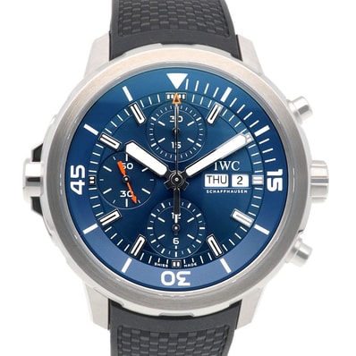 インターナショナルウォッチカンパニー アクアタイマー 腕時計 時計 ステンレススチール 自動巻き オーバーホール済 磨き直し済 メンズ 1年保証 IWC 中古