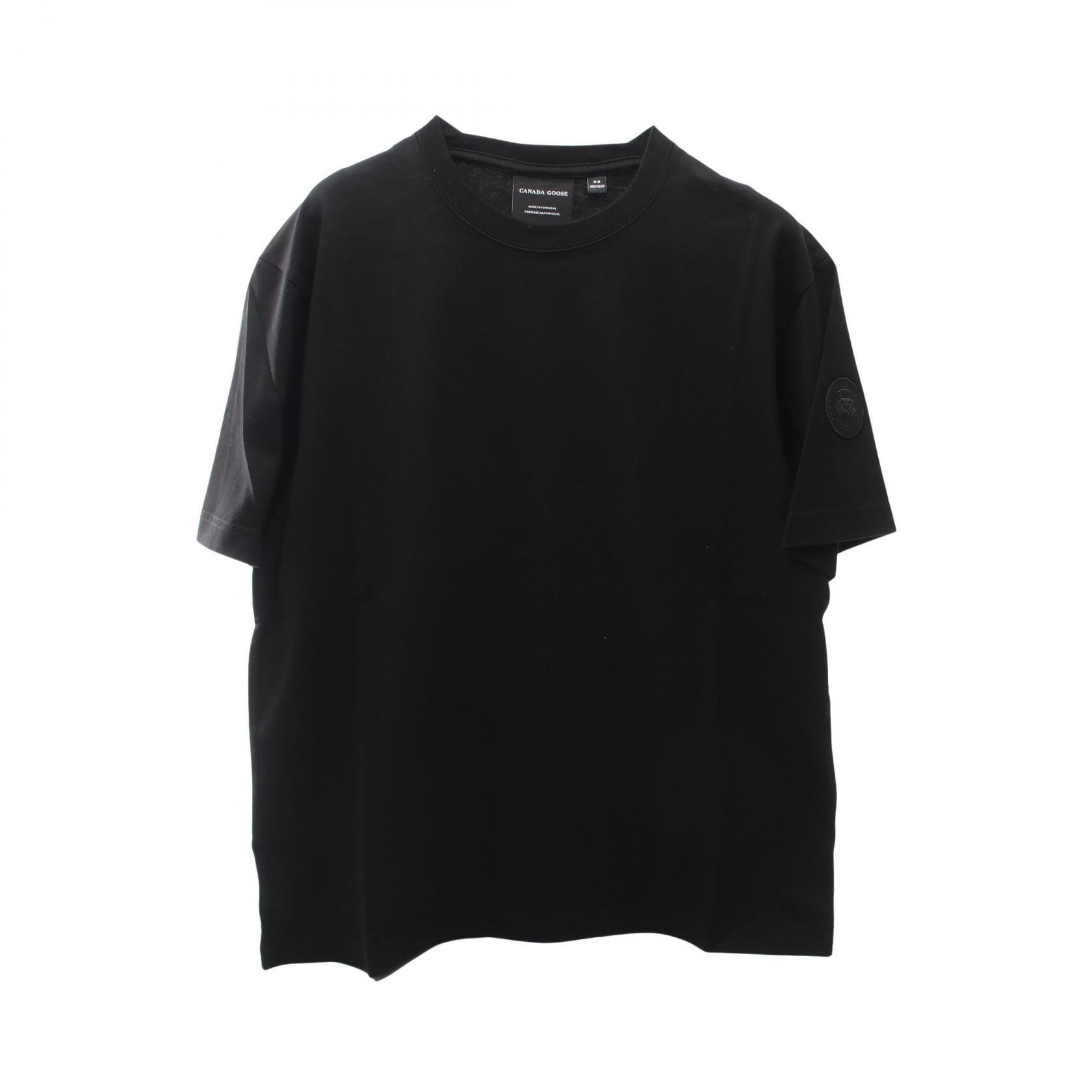 カナダグース CANADA GOOSE NOVO T-SHIRT TONAL LABEL ノヴォ 半袖Tシャツ 衣料品 トップス コットン メンズ ブラック系 1328MT9061L 【新品】
