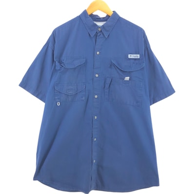 古着 コロンビア Columbia PFG BONEHEAD 半袖 フィッシングシャツ メンズL相当/eaa548631