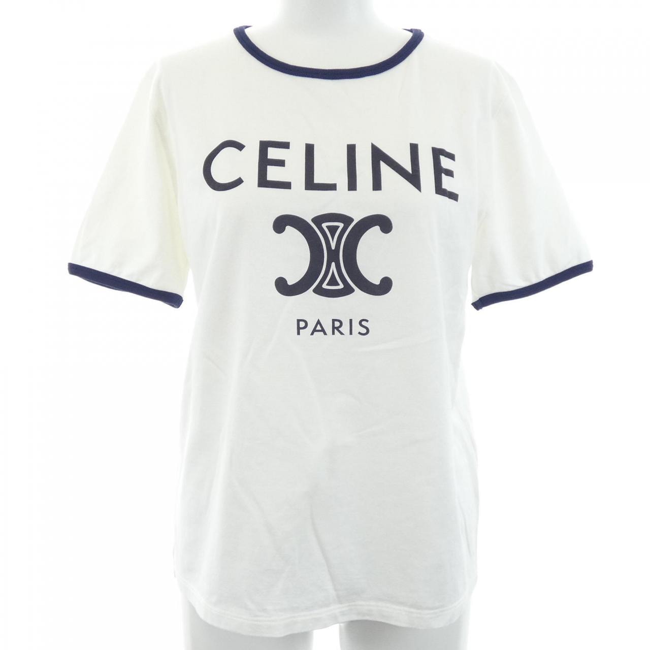 セリーヌ CELINE CELINE PARIS Tシャツ トリオンフ TRIOMPHE 2X872671Q Tシャツ
