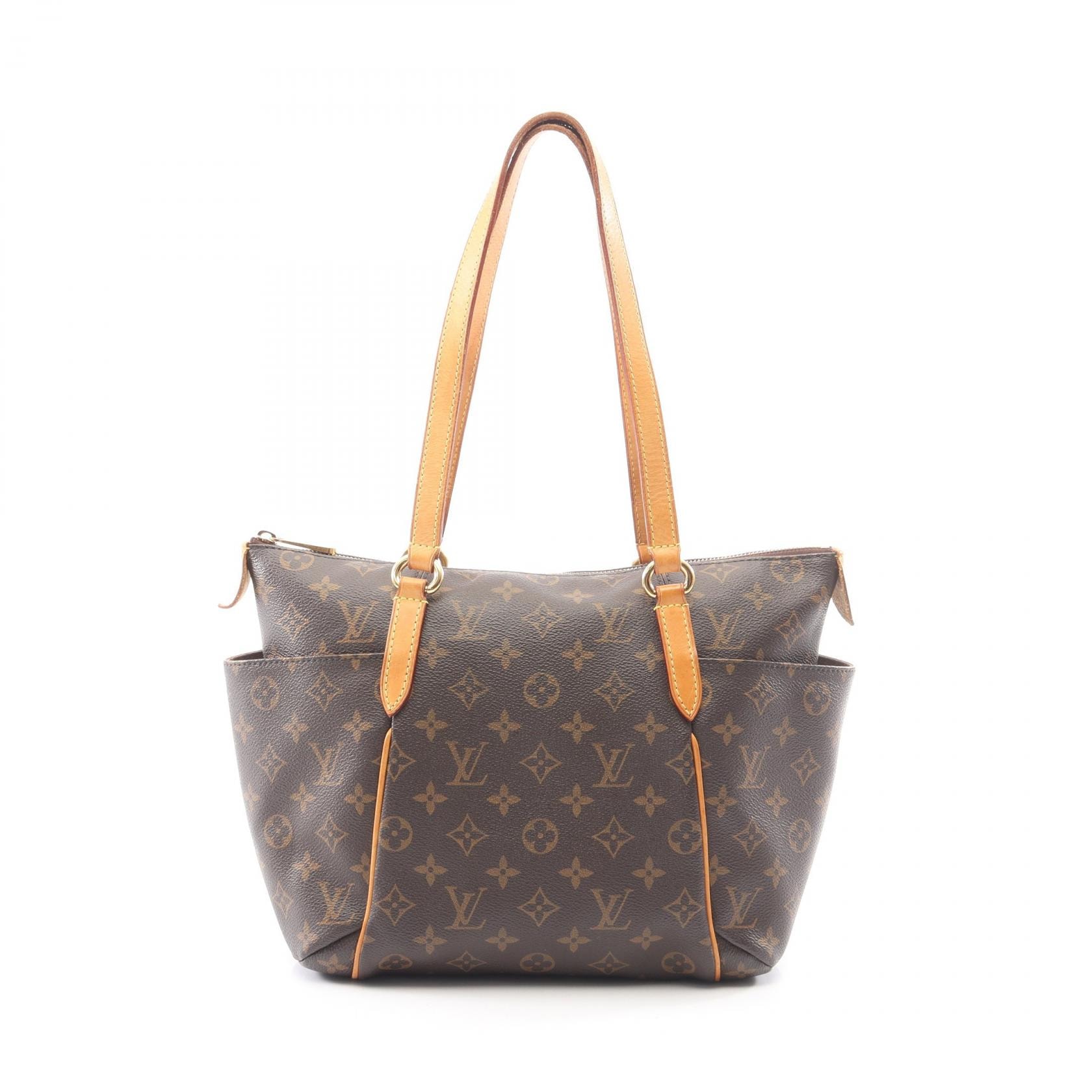 ルイ・ヴィトン LOUIS VUITTON トータリーPM モノグラム トートバッグ バッグ PVCコーティングキャンバス レザー レディース ブラウン系 M56688 【中古】
