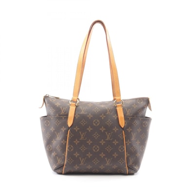 ルイ・ヴィトン LOUIS VUITTON トータリーPM モノグラム トートバッグ バッグ PVCコーティングキャンバス レザー レディース ブラウン系 M56688 【中古】