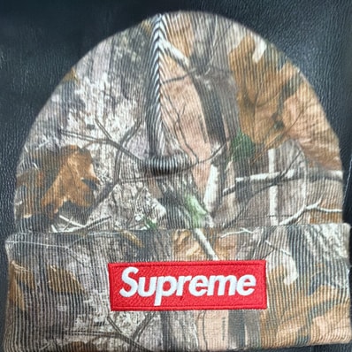 Supreme x NEW ERA Box Logo Beanie (25FW) "Realtree AP Camo"