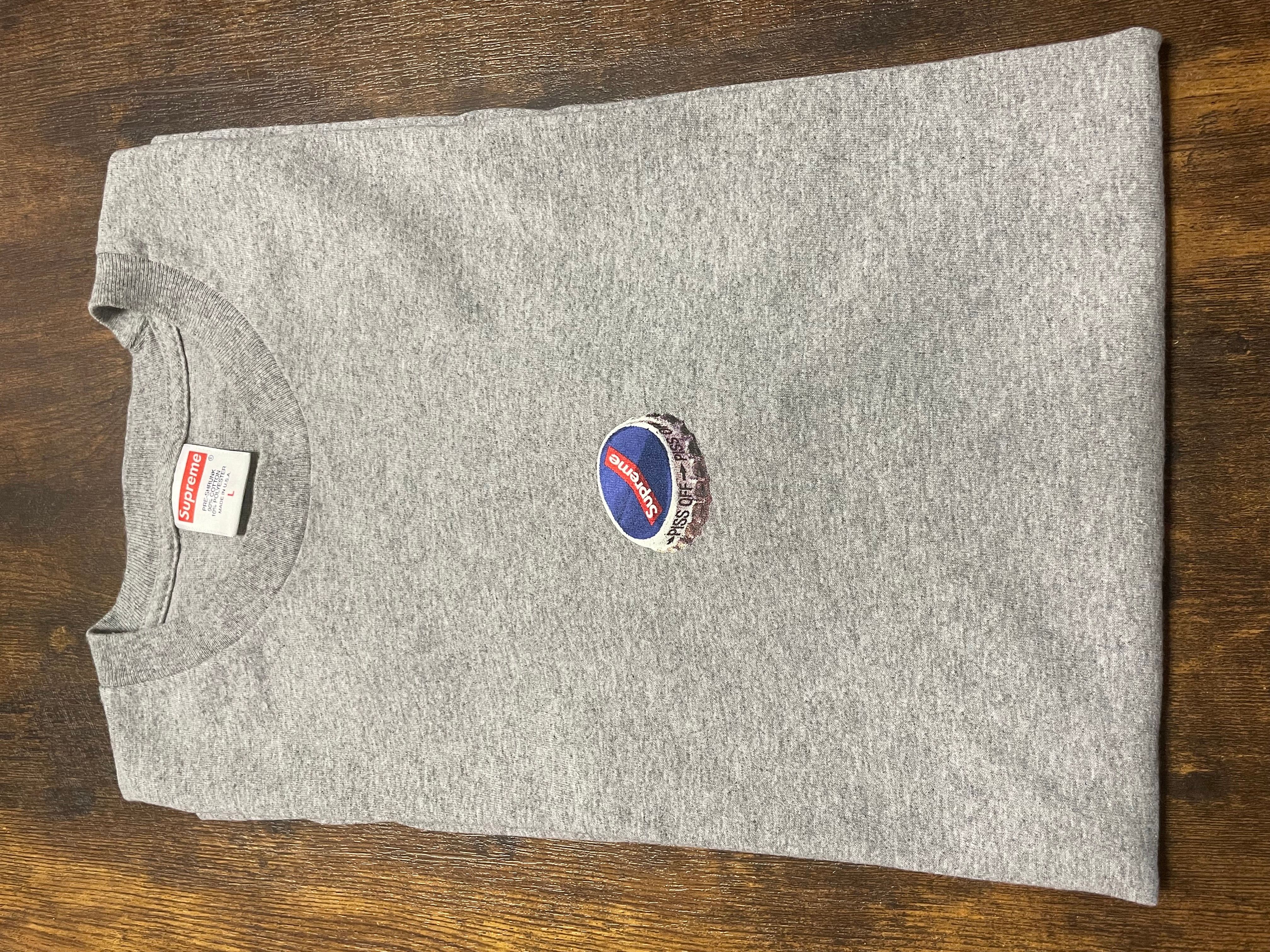 Supreme Bottle Cap Tee "Grey"