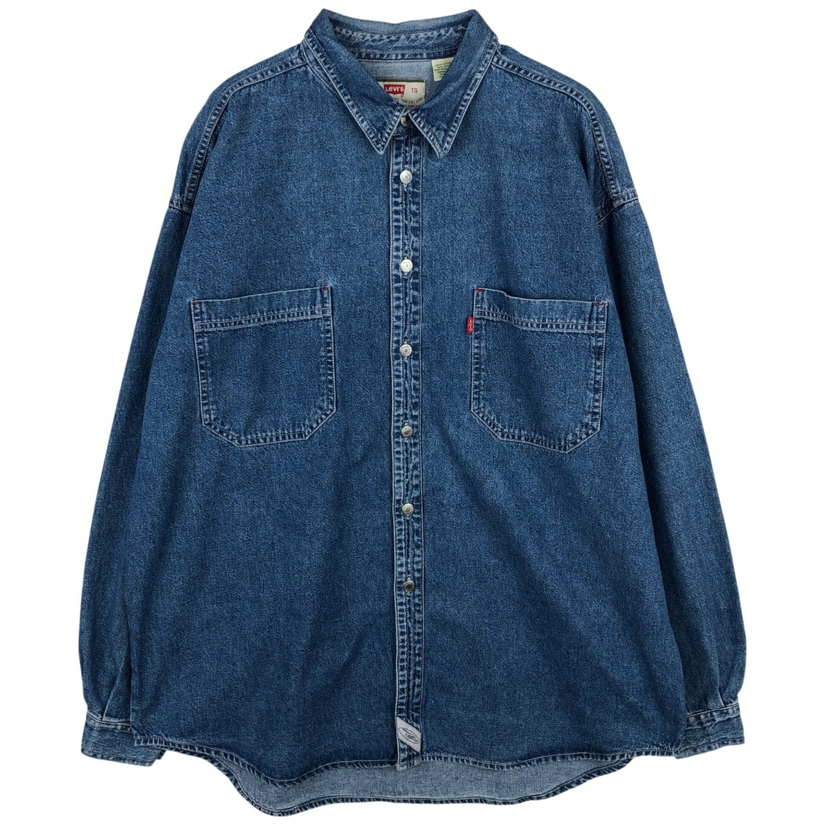 古着 リーバイス Levi's 長袖 デニムシャツ メンズXL相当/eaa646632