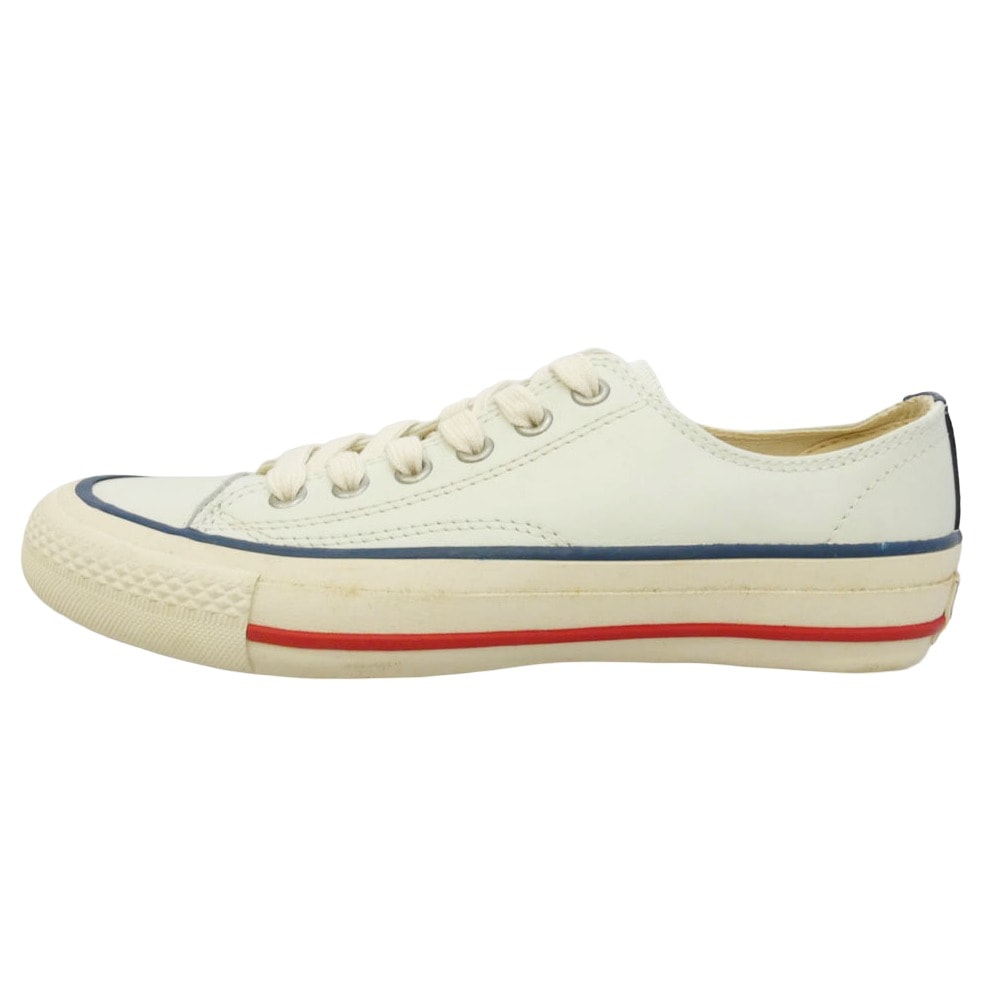 HYSTERIC GLAMOUR ヒステリックグラマー レザー ローカット スニーカー オフホワイト系 6【中古】