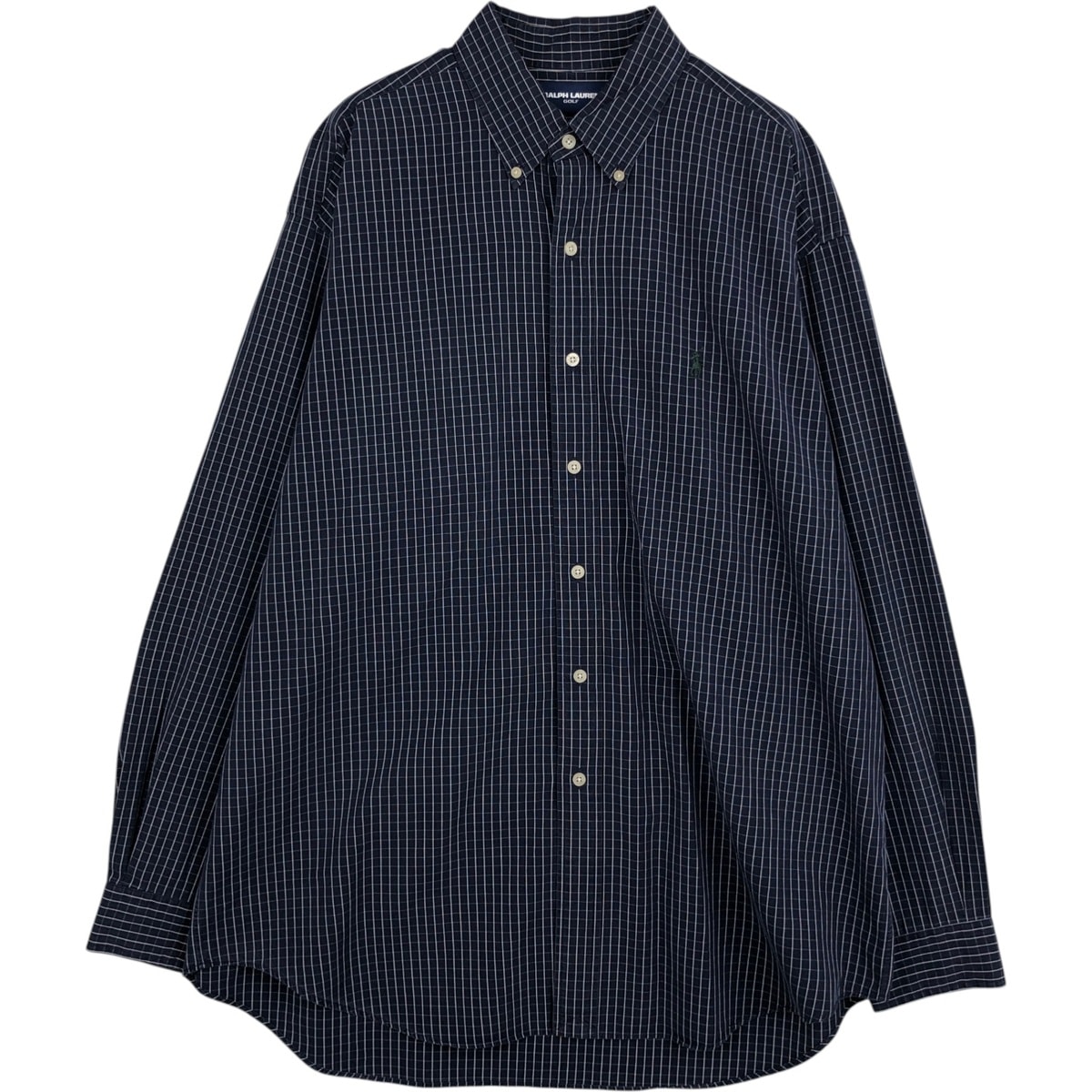 古着 ラルフローレン Ralph Lauren RALPH LAUREN GOLF TILDEN 長袖 ボタンダウンチェックシャツ メンズL相当/eaa629011