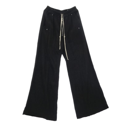 Rick Owens リックオウエンス パンツ 24AW RU02D6366-WA WIDE BELA PANTS ヴァージンウール ワイドベラ パンツ ブラック系 48【中古】