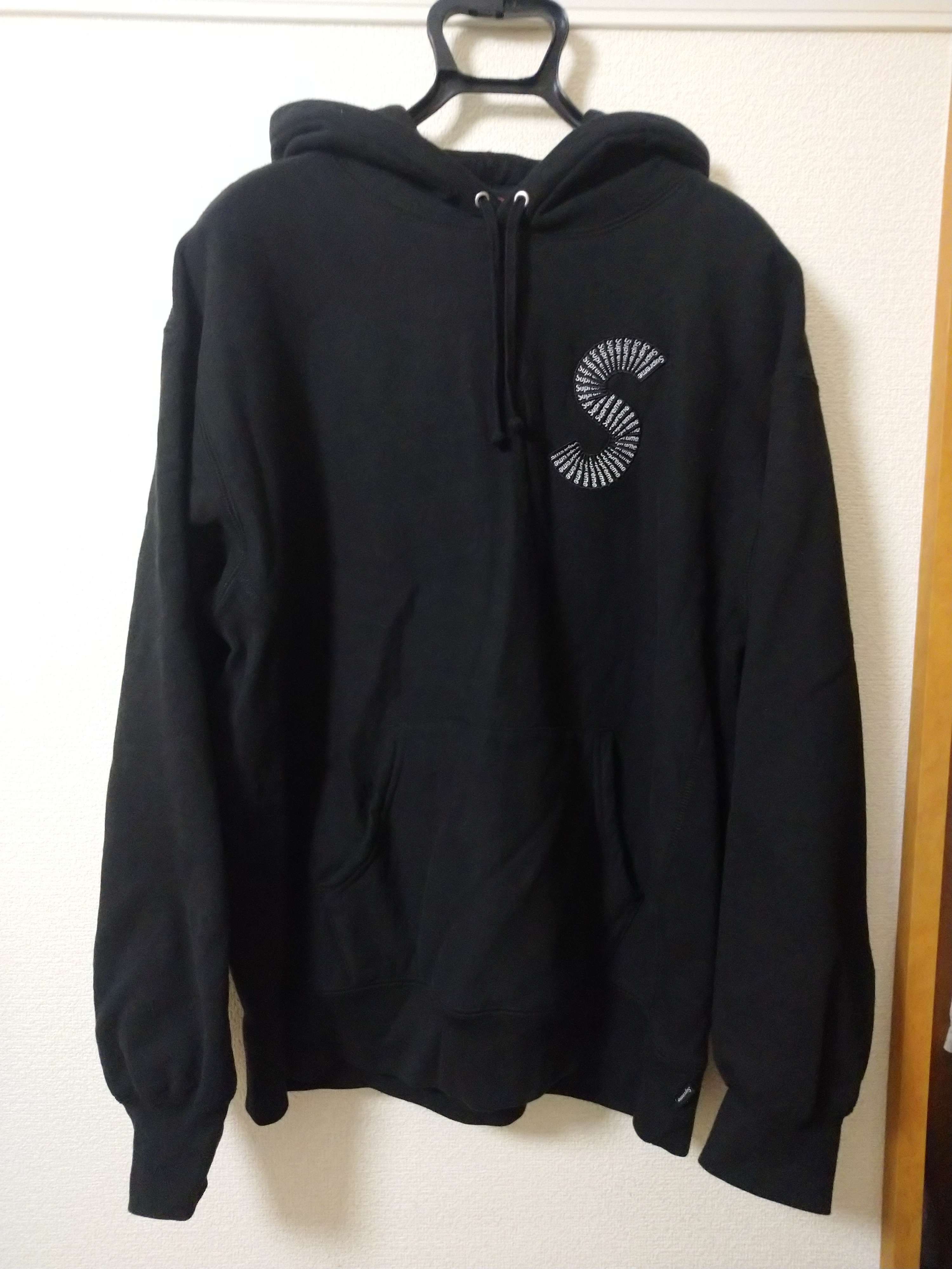 Supreme S Logo Hooded Sweatshirt "Black" (20FW)