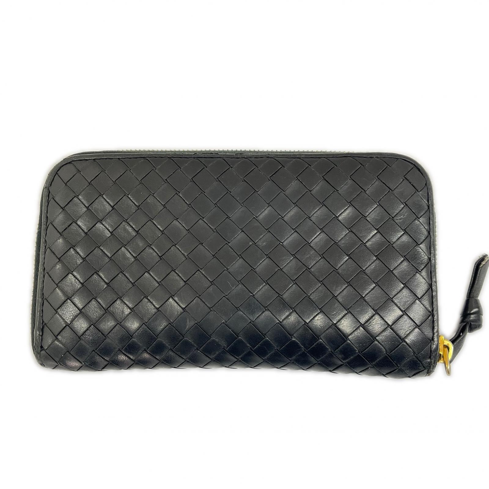 BOTTEGA VENETA ボッテガヴェネタ イントレチャート 長財布 114076 ブラック