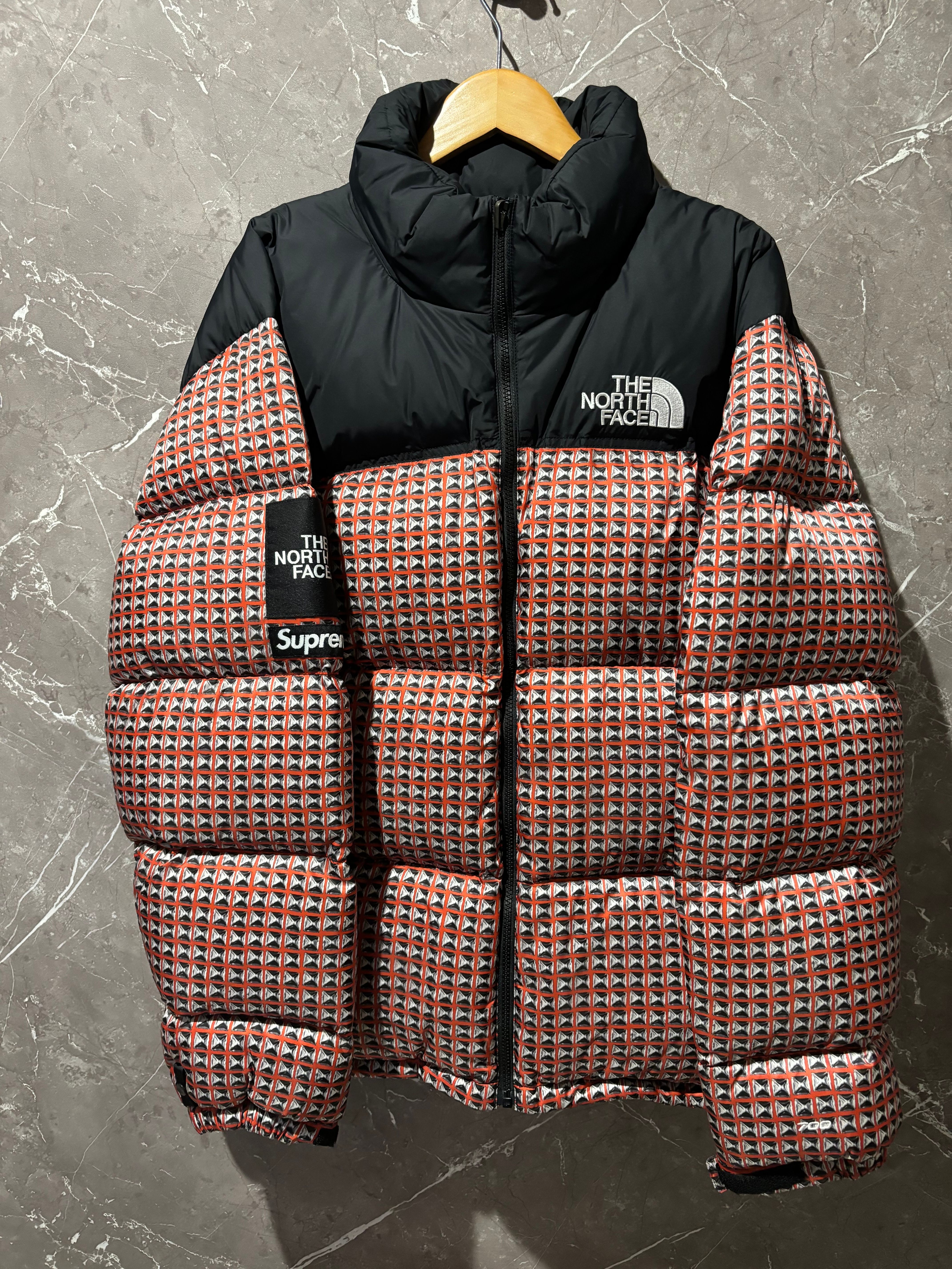 Supreme x The North Face Studded Nuptse Jacket "Red"