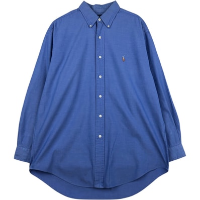 古着 ラルフローレン Ralph Lauren YARMOUTH 長袖 ボタンダウンシャツ メンズL相当/eaa643428