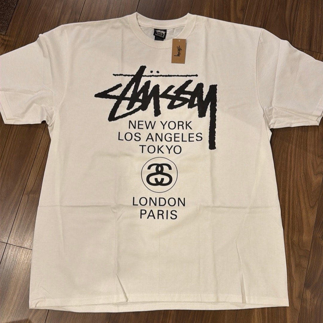 Stussy World Tour Tee "White" (2025/2026) 3903962
