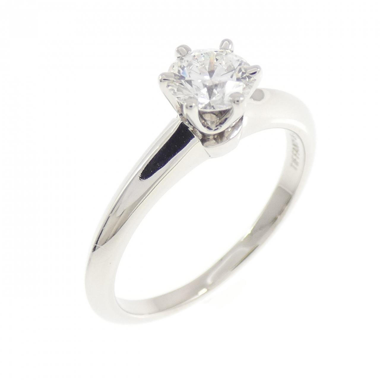 ティファニー クラシックソリティア リング 0.43CT E VVS2