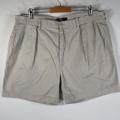 古着 90's/90年代 ポロバイラルフローレン Polo by Ralph Lauren ショートパンツ チノパン ポロチノ 大きいサイズ w40 ベージュ系 メンズ