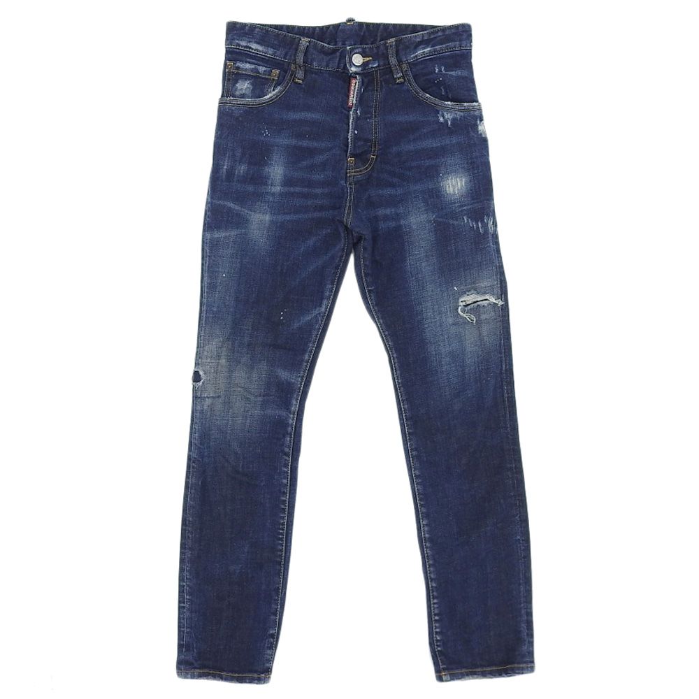 ディースクエアード 美品 DSQUARED2 ディースクエアード SEXY MERCURY デニムパンツ ボトムス メンズ ブルー 42 S74LB0678 20年製 42