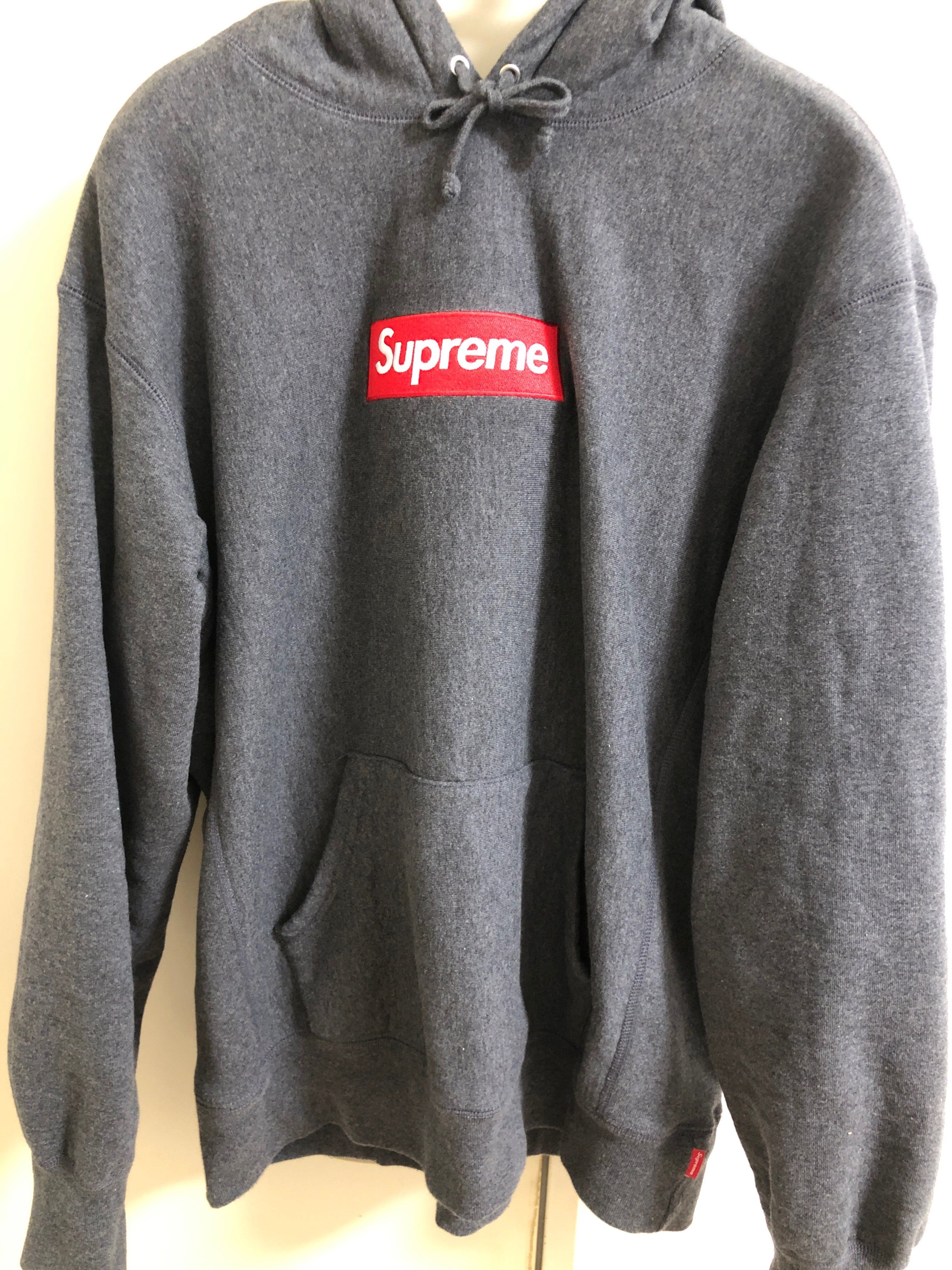 Supreme Box Logo Hooded Sweatshirt "Charcoal" (21FW)