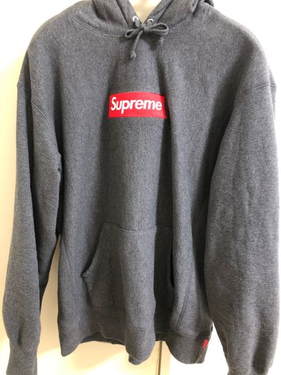 Supreme Box Logo Hooded Sweatshirt "Charcoal" (21FW)
