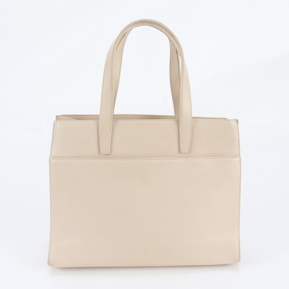 ■美品 ロエベ アナグラムハンドバッグ レザー