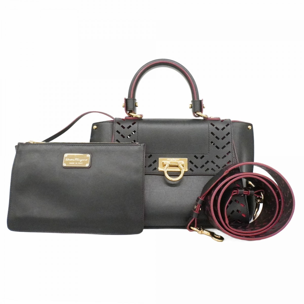 美品 フェラガモ Salvatore Ferragamo ガンチーニ バック 【公式通販】