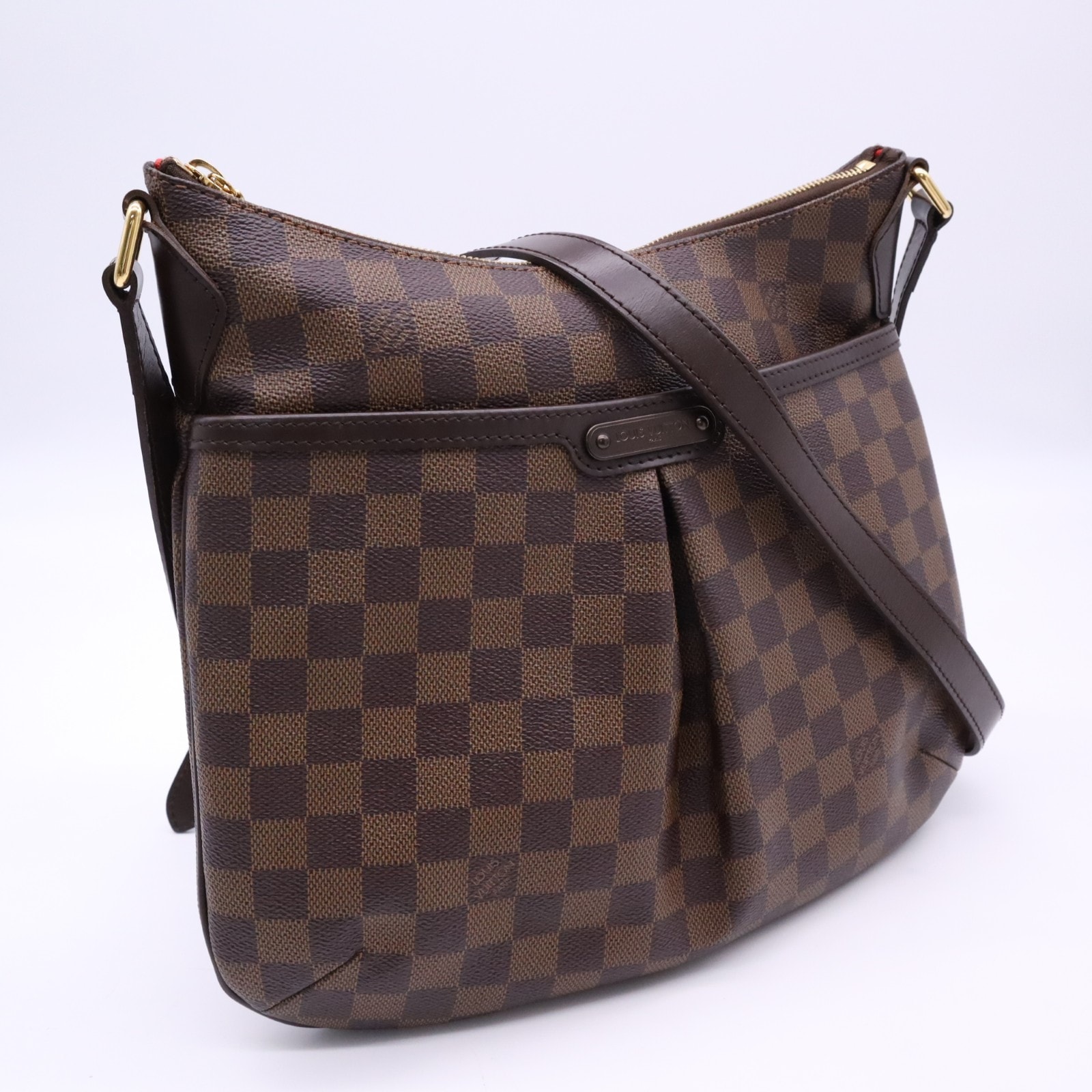 LOUIS VUITTON ルイ・ヴィトン ダミエ ブルームズベリPM N42251 ショルダーバッグ ブラウン ベージュ コーティングキャンバス レザー レディース