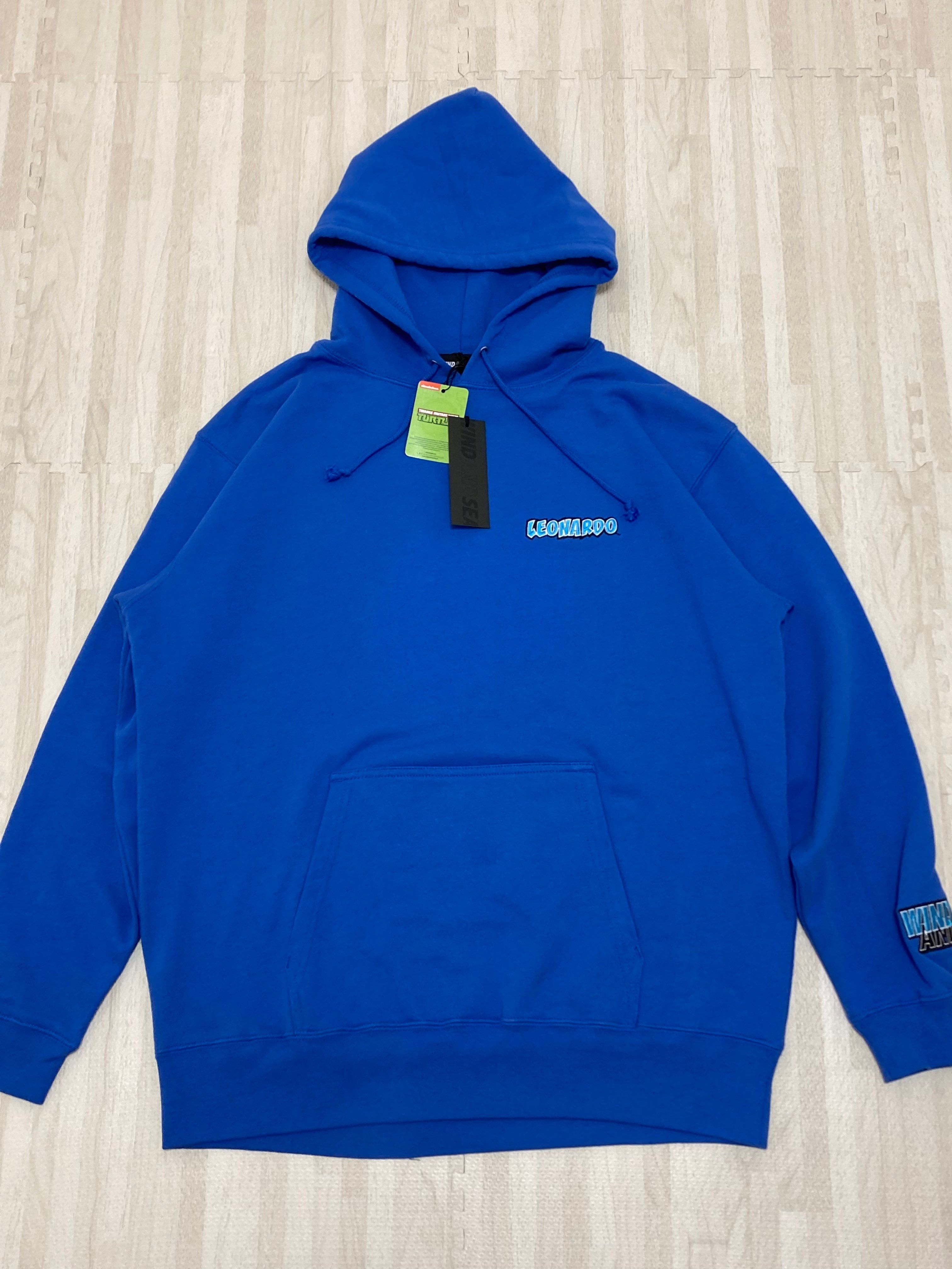 WIND AND SEA x TMNT (TMNT-SEA) HOODIE "Leonardo Blue"