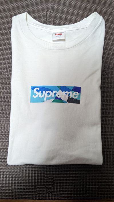 Supreme / Emilio Pucci® Box Logo Tee "White/Blue"