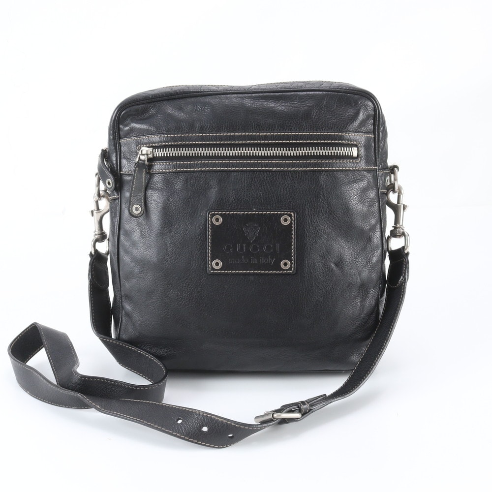 ■美品 グッチ201451 ショルダーバッグ レザー