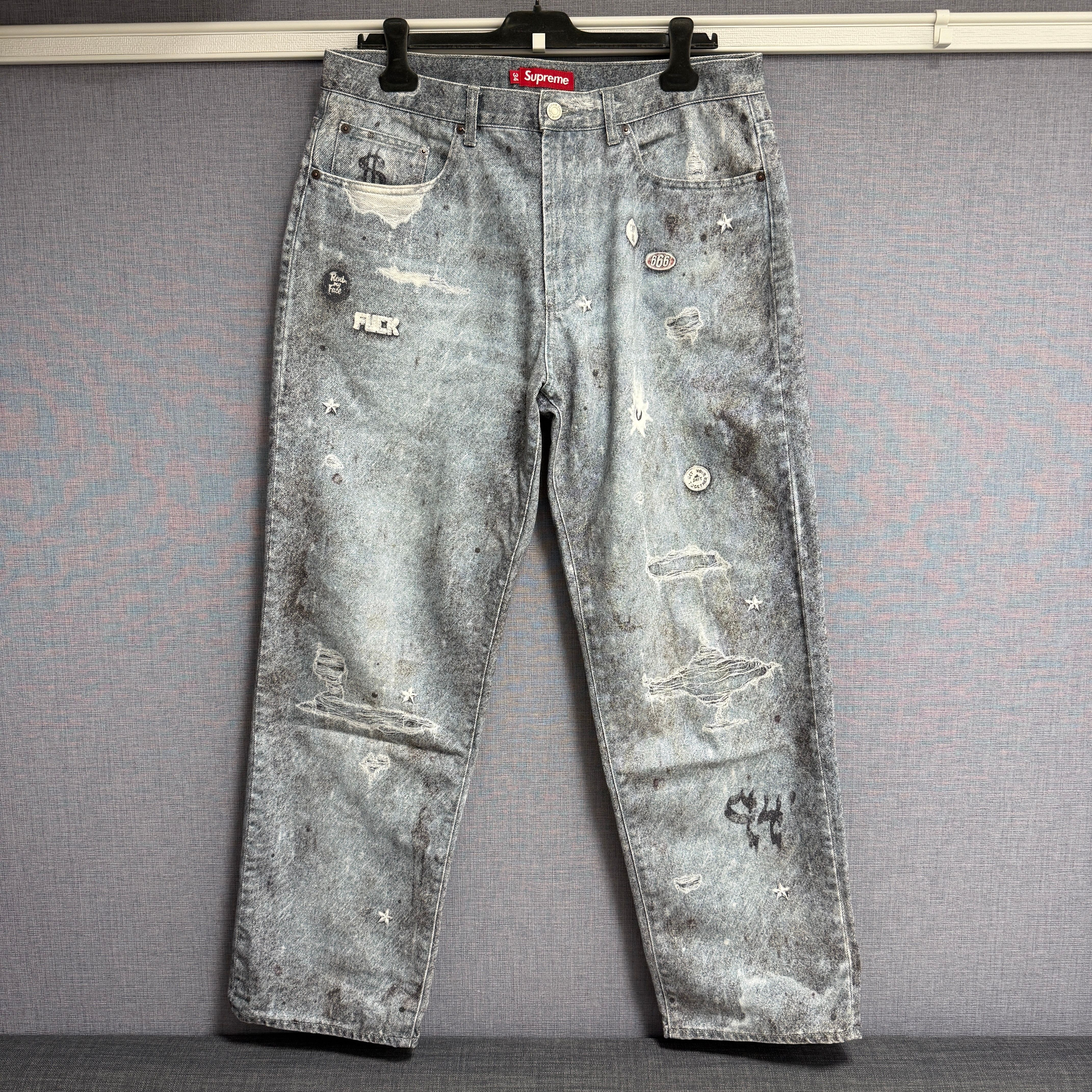 Supreme HJR Trompe Loeil Loose Fit Jean "Blue"