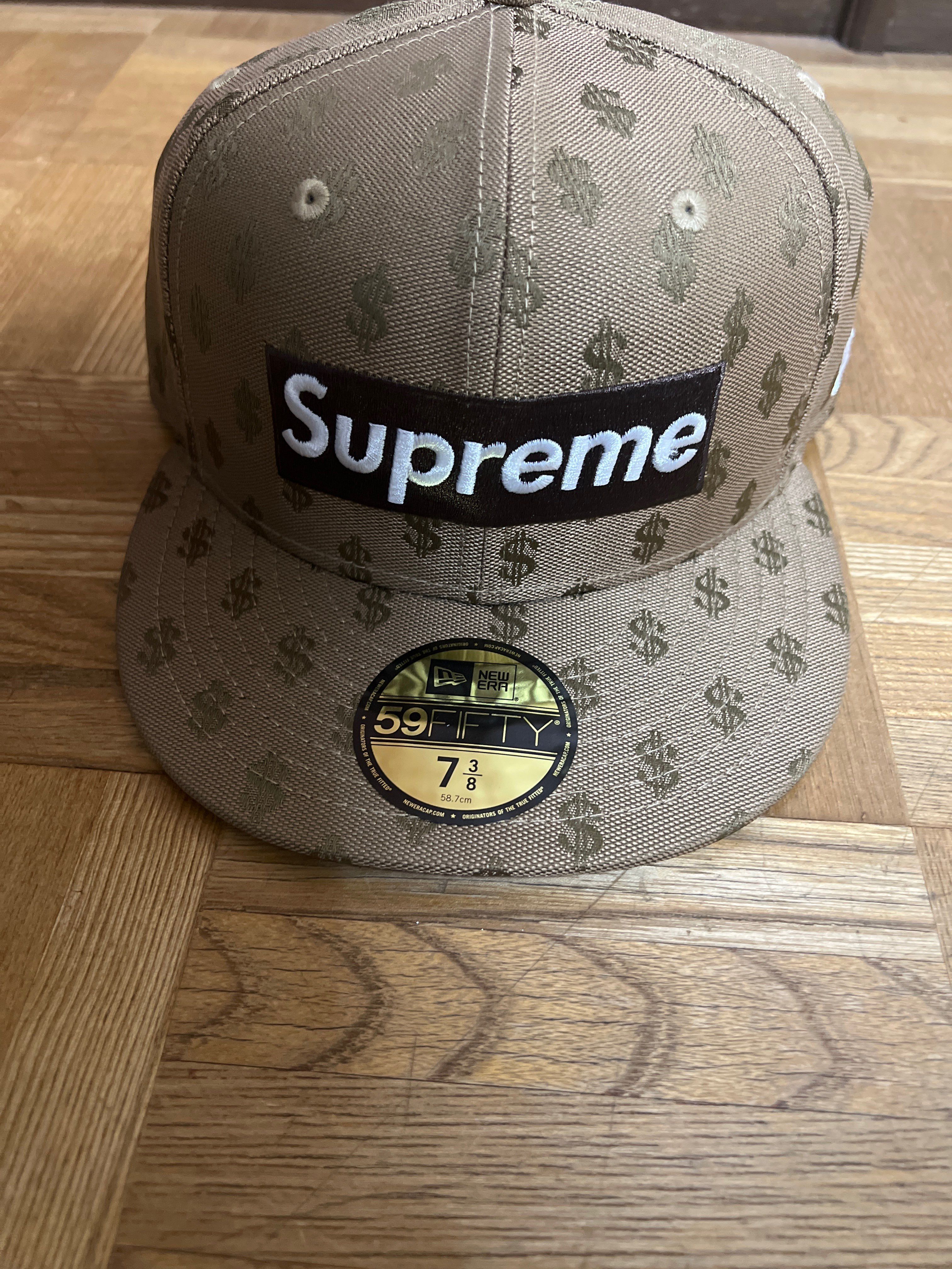 Supreme Monogram Box Logo New Era "Brown"