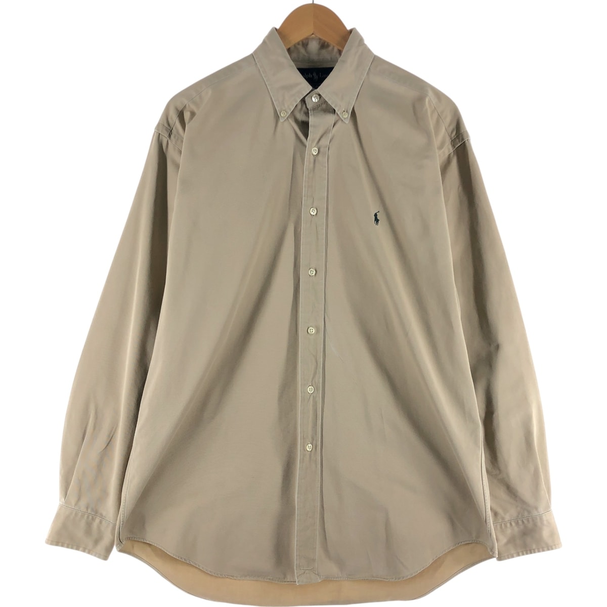 古着 ラルフローレン Ralph Lauren BLAKE 長袖 ボタンダウンシャツ メンズM相当/eaa526831