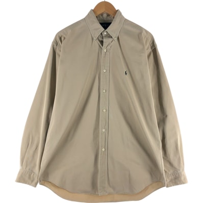 古着 ラルフローレン Ralph Lauren BLAKE 長袖 ボタンダウンシャツ メンズM相当/eaa526831