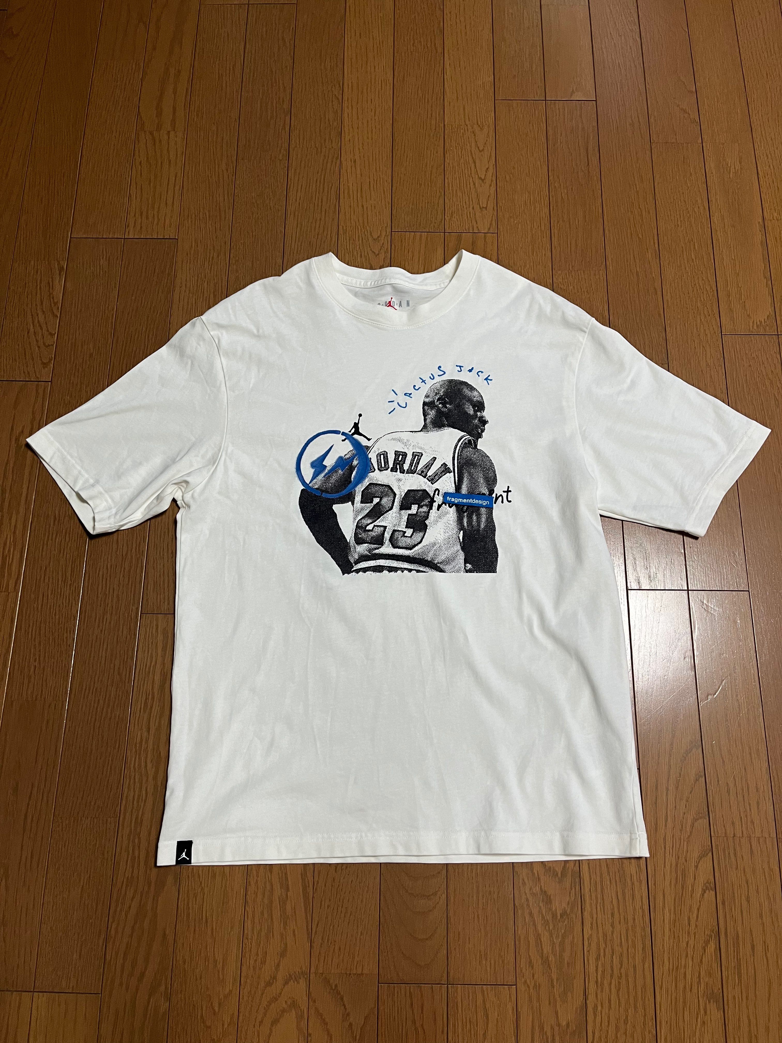 Air Jordan Travis Scott Fragment Tee "White"