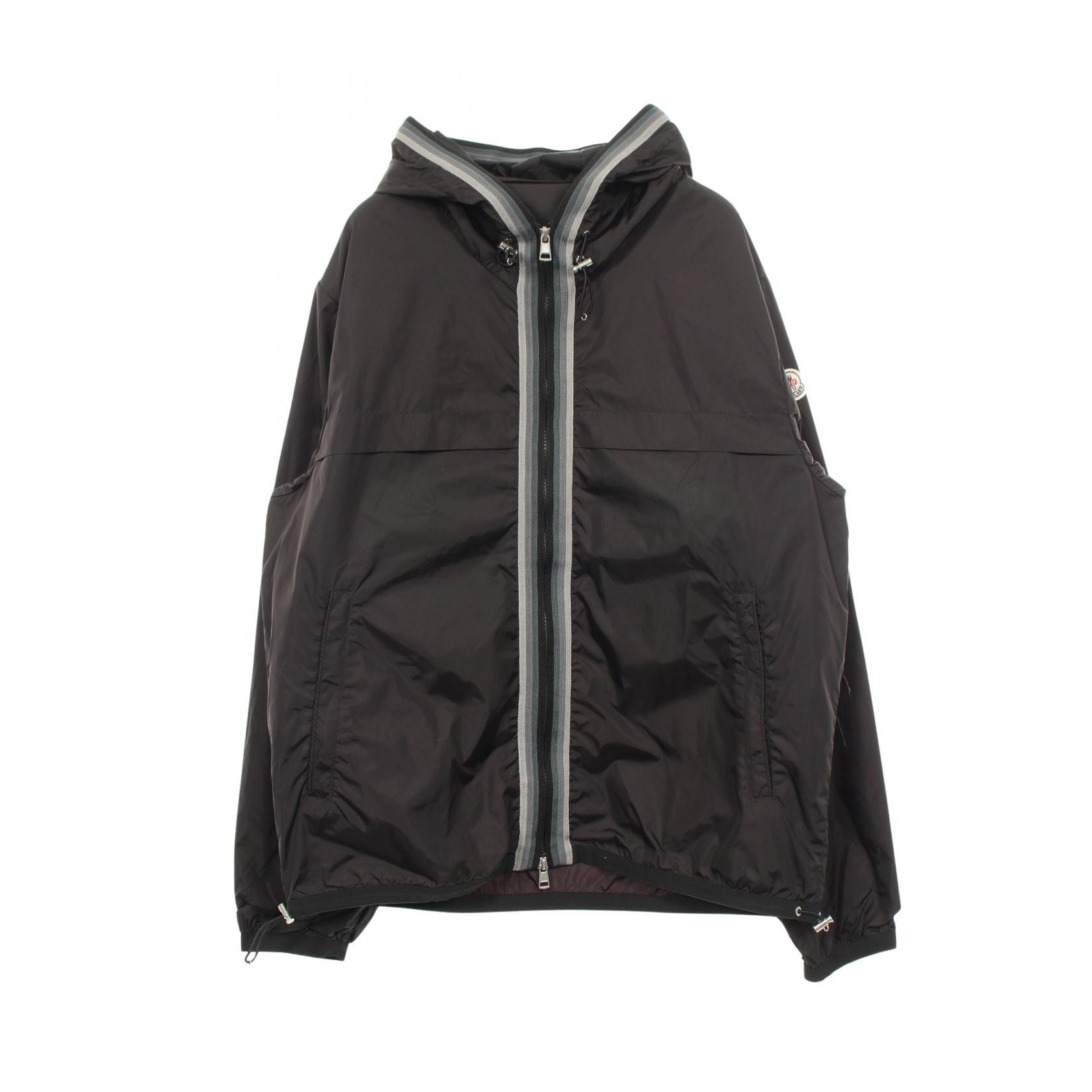 モンクレール MONCLER ANTON ナイロンパーカー 衣料品 アウター ナイロン メンズ ブラック系 4163205 【中古】