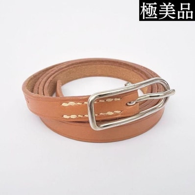 【極美品】エルメス HERMES アピ1 レザー ブレスレット ブラウン E刻印
