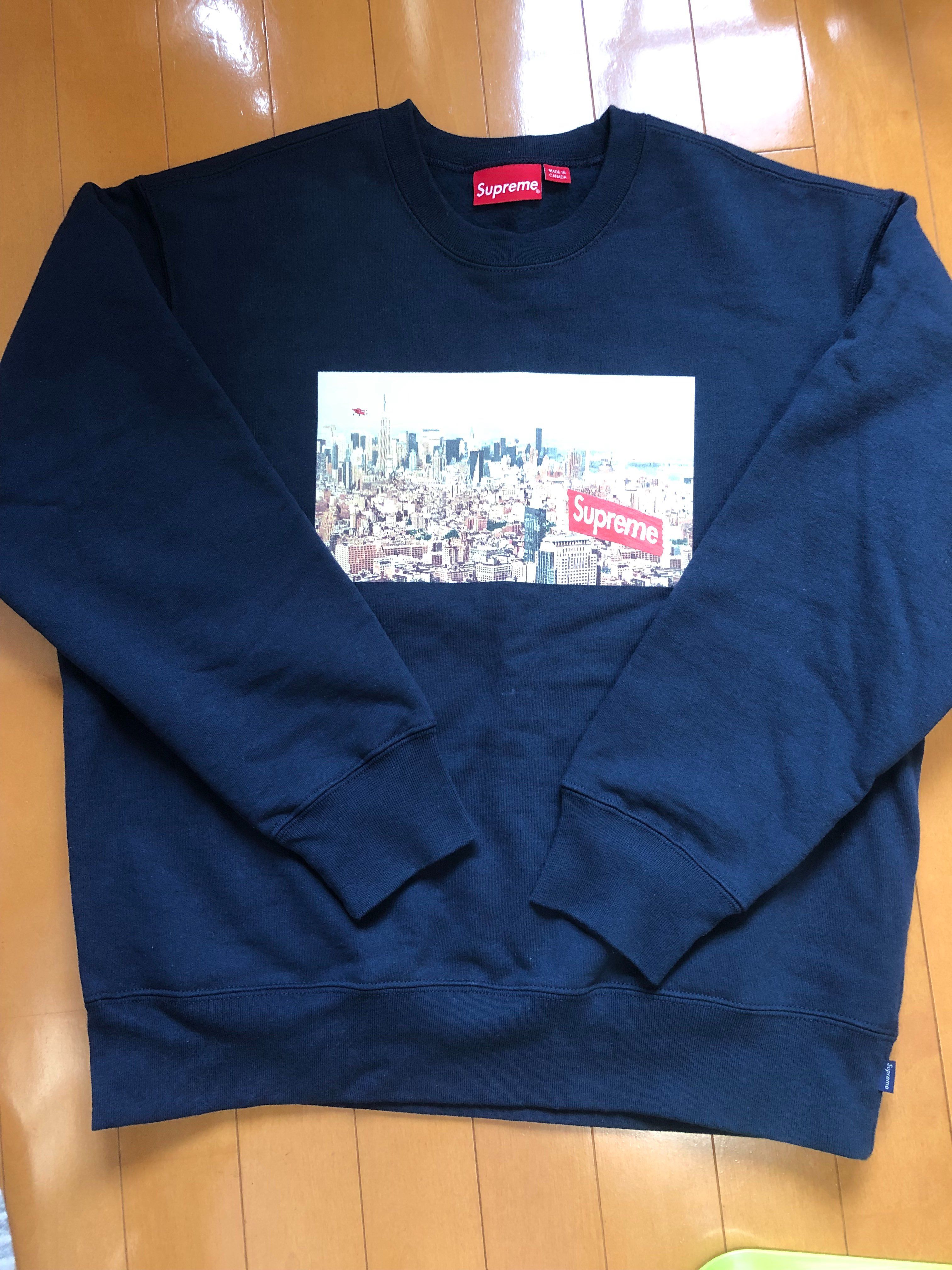 Supreme Aerial Crewneck "Navy"