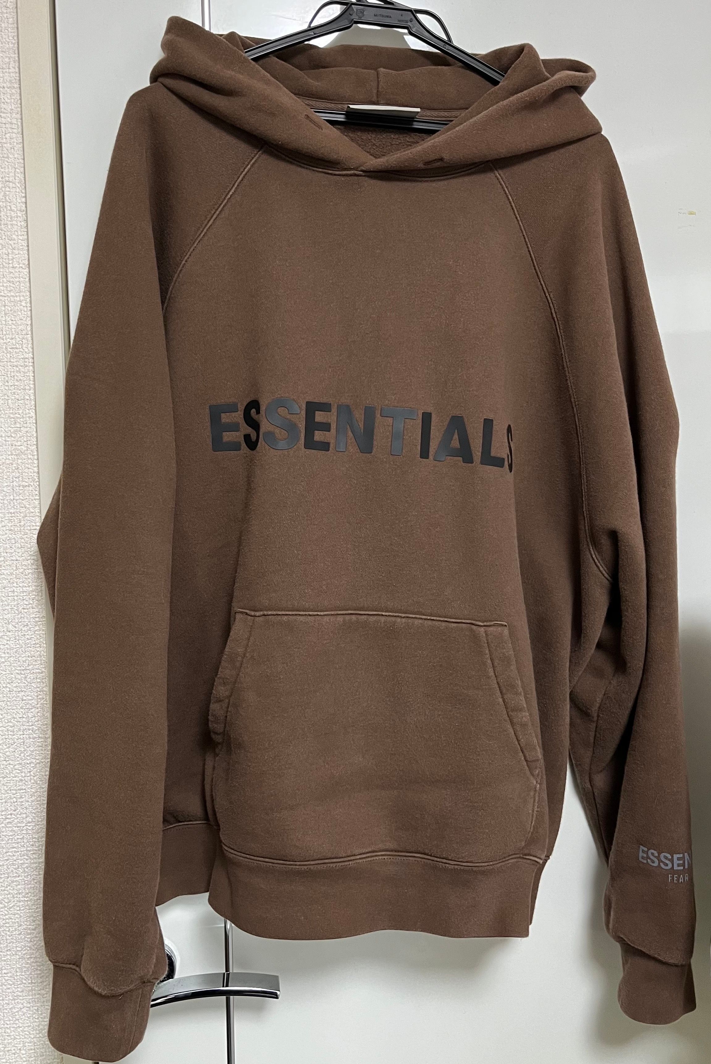 FEAR OF GOD ESSENTIALS / SSENSE 3D Silicon Applique Pullover Hoodie "Rain Drum"