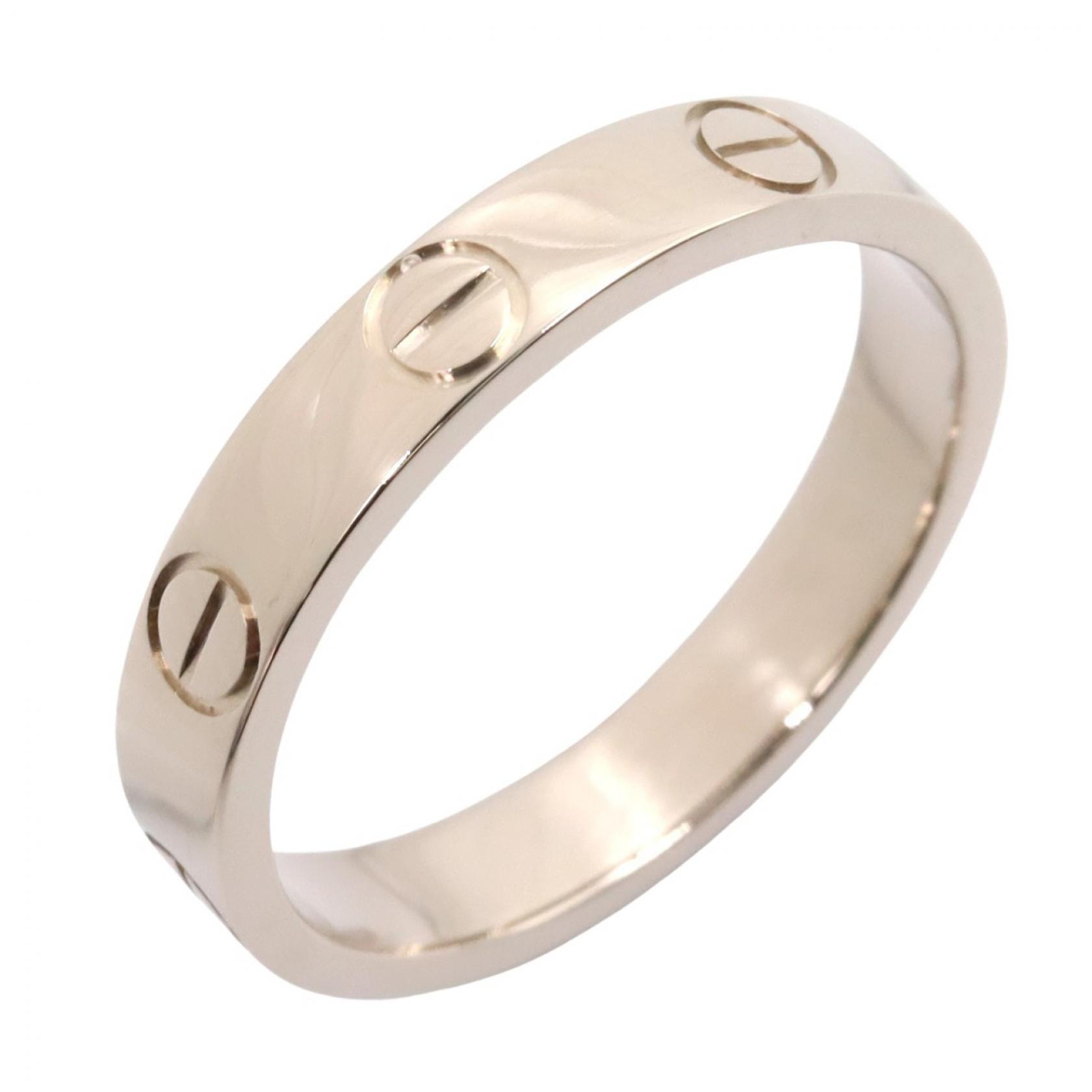 カルティエ CARTIER ミニラブリング リング・指輪 ジュエリー K18WG(ホワイトゴールド) レディース シルバー系 B4085100 【中古】