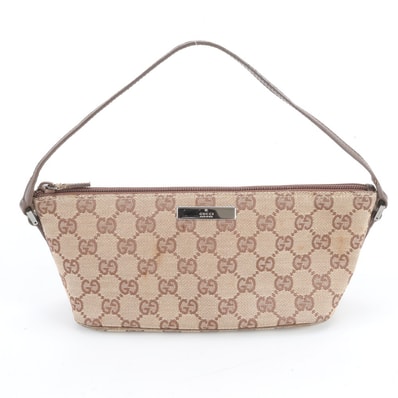 ■美品 グッチ GGキャンバスアクセサリーポーチ アクセポ 07198