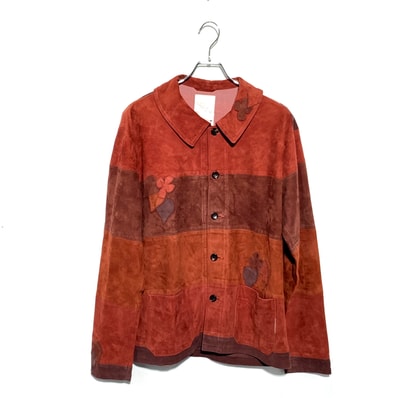 NICENESS MOBY GOAT Leather Jacket "Red"