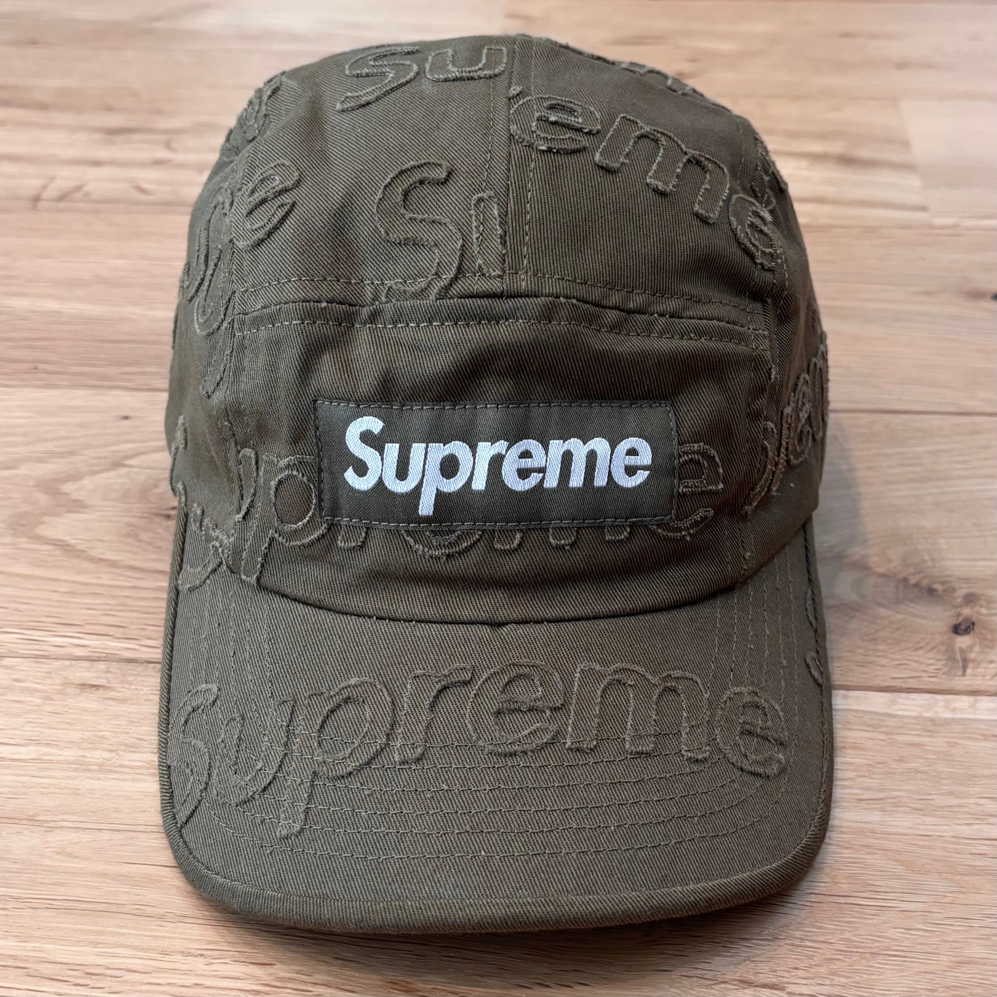 Supreme Lasered Twill Camp Cap "Olive"