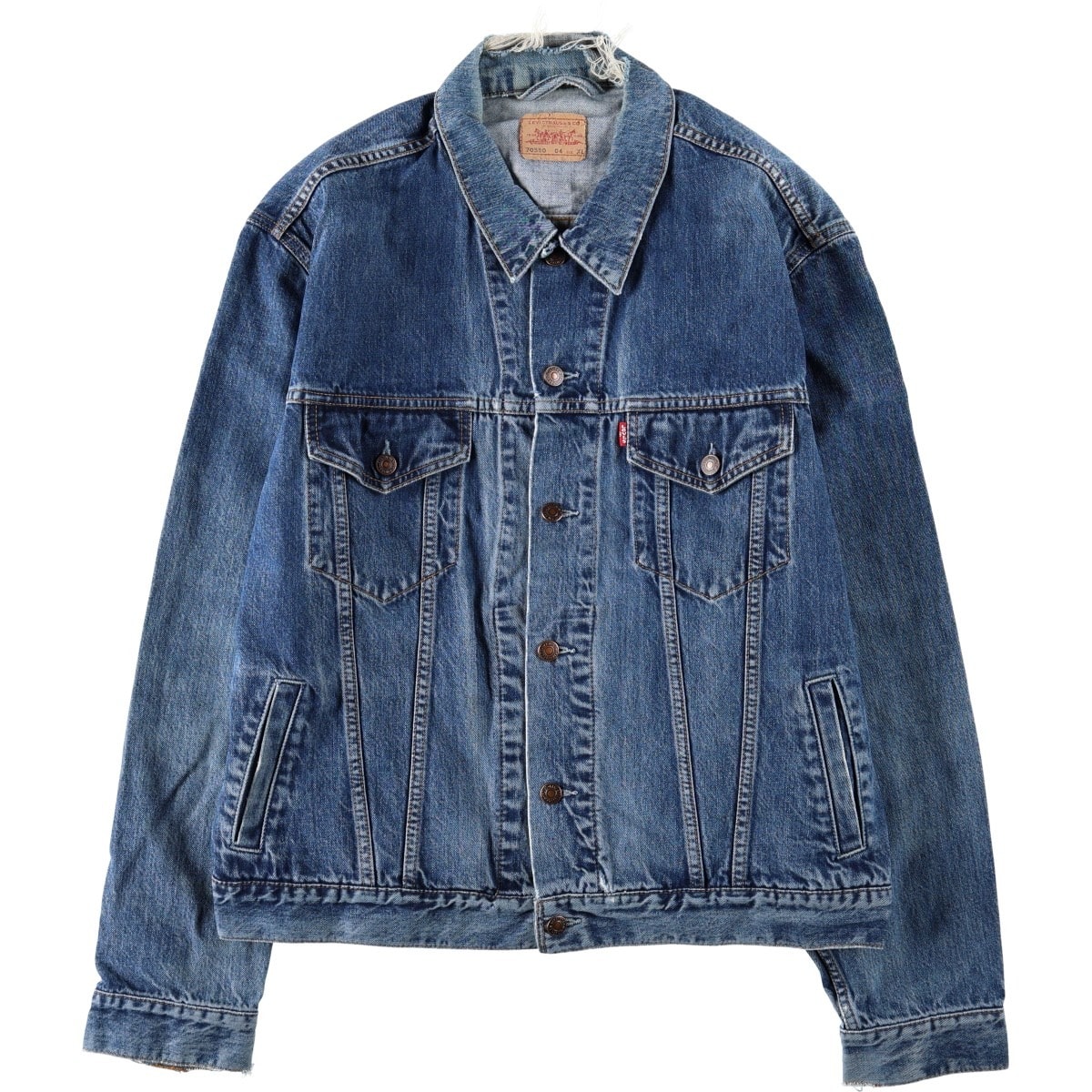 古着リーバイス Levi's 70550-0414 ユーロモデル デニムジャケット Gジャン メンズXL相当/eaa663763